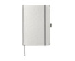 Carnet de notes à feuilles de couleur crème couleur argenté