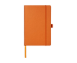 Carnet de notes à feuilles de couleur crème couleur orange