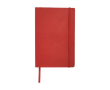 Carnet à couverture souple et colorée couleur rouge
