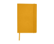 Carnet à couverture souple et colorée couleur jaune foncé
