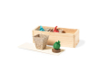 Kit potager avec trois types de graines couleur naturel