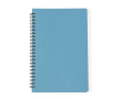 Carnet de note couverture en canne de blé couleur bleu
