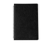 Carnet de note couverture en canne de blé couleur noir