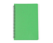 Carnet de note couverture en canne de blé couleur vert