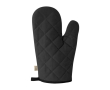 Gants de cuisine en coton recyclé couleur noir