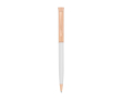 Stylos personnalisés en aluminium couleur blanc