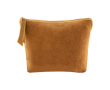 Trousse de toilette publicitaire en velours couleur orange