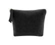 Trousse de toilette publicitaire en velours couleur noir