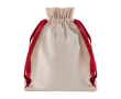 Pochette avec fermeture par sangle couleur rouge