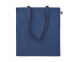 Sac écologique en coton organique couleur bleu roi