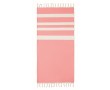 Serviette paréo recyclée 140 g/m2 couleur rouge