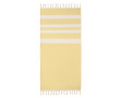 Serviette paréo recyclée 140 g/m2 couleur jaune