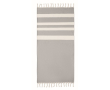 Serviette paréo recyclée 140 g/m2 couleur gris foncé