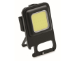 Mini-torche rechargeable avec mousqueton couleur noir