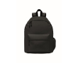 Sac à dos personnalisé en polyester uni couleur noir