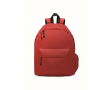 Sac à dos personnalisé en polyester uni couleur rouge
