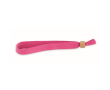 Bracelet en polyester et fermoir en bambou couleur fuchsia