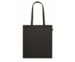 Sac en coton bio à longues anses 180 g/m2 couleur noir