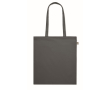 Sac en coton bio à longues anses 180 g/m2 couleur gris foncé