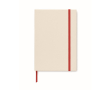Carnets recyclés à couverture rigide couleur rouge
