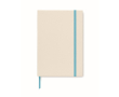 Carnets recyclés à couverture rigide couleur turquoise