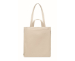Tote bag recyclé avec pochette 140 g/m2 couleur beige