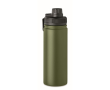 Gourde thermique en acier avec bec verseur couleur vert foncé