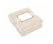 Couverture en laine 280 g/m2 avec carte couleur beige