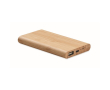 Power Bank en bambou de 4000 mAh couleur bois