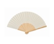 Eventail en bambou avec papier de couleur couleur beige