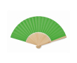 Eventail en bambou avec papier de couleur couleur vert lime