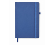 Carnet de notes avec papier recyclé couleur bleu