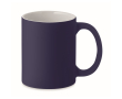 Tasse en céramique mate couleur bleu ultramarine