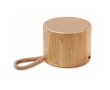 Enceinte sans fil en bambou couleur bois
