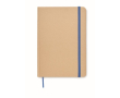 Bloc-notes personnalisable en carton recyclé couleur bleu