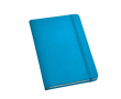 Carnet avec couverture en similicuir couleur bleu ciel