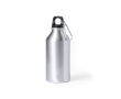 Petite bouteille en aluminium recyclé couleur argenté