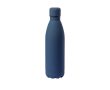 Grande bouteille en acier et finition caoutchouc couleur bleu marine