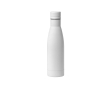 Bouteille en acier avec grip en caoutchouc couleur blanc