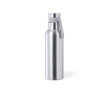 Thermos en acier à l'esthétique métallique couleur argenté