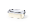 Lunch box hermétique en acier recyclé couleur beige