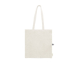 Sac pliable en coton recyclé 120 g/m2 couleur beige