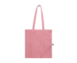 Sac pliable en coton recyclé 120 g/m2 couleur rouge