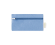 Trousse en coton recyclé couleur bleu