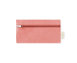 Trousse en coton recyclé couleur rouge