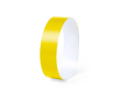 Bracelets colorés incassables pour événements couleur jaune