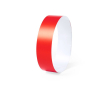Bracelets colorés incassables pour événements couleur rouge