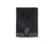 Serviette en coton et lyocell de 70 x 140 cm couleur gris foncé