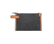 Trousse de toilette avec logo élégante recyclée couleur noir