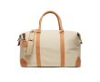 Sac de sport recyclé de qualité avec sangle couleur beige